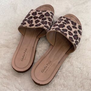 Giulia Palai Sandals in Cheetah Print